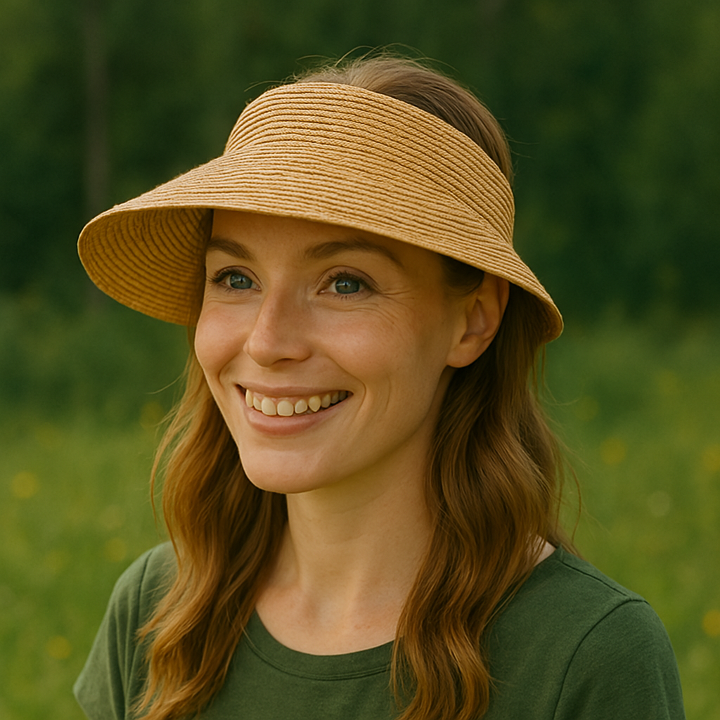 Lunora™ | Vikbar Stråhatt med UV-skydd och Somrig Elegans