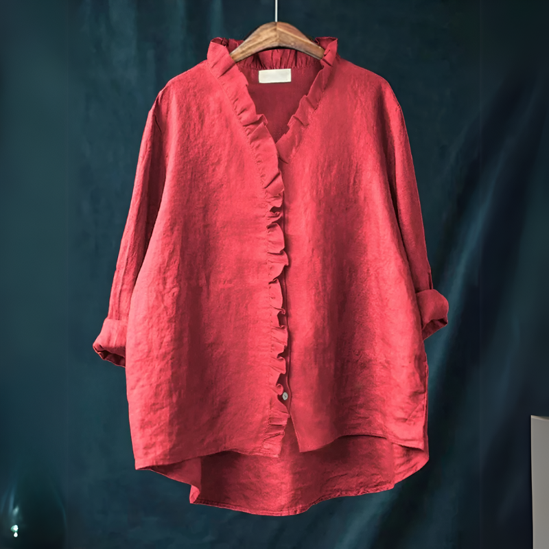 Silke™ | Klassisk Rynkad Blus