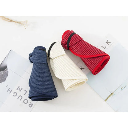 Lunora™ | Vikbar Stråhatt med UV-skydd och Somrig Elegans