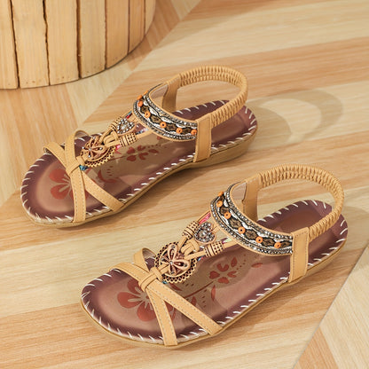 Solea™ | Boho-sandalen som Förenar Stil och Komfort