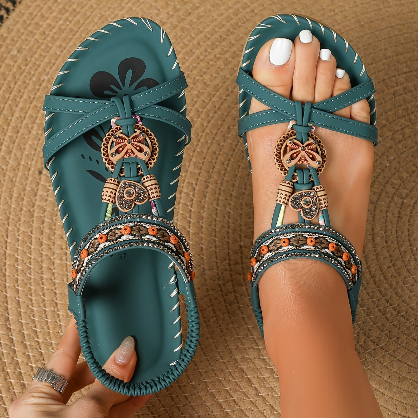 Solea™ | Boho-sandalen som Förenar Stil och Komfort