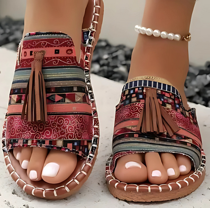 Leena™ | Bekväma och Ortopediska Sandaler med Flätad Detalj