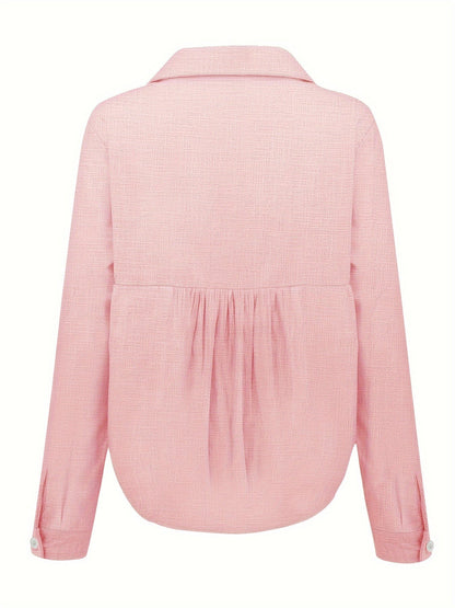 Leanne™ | Den Lättviktiga Linneblusen för Avslappnad Elegans