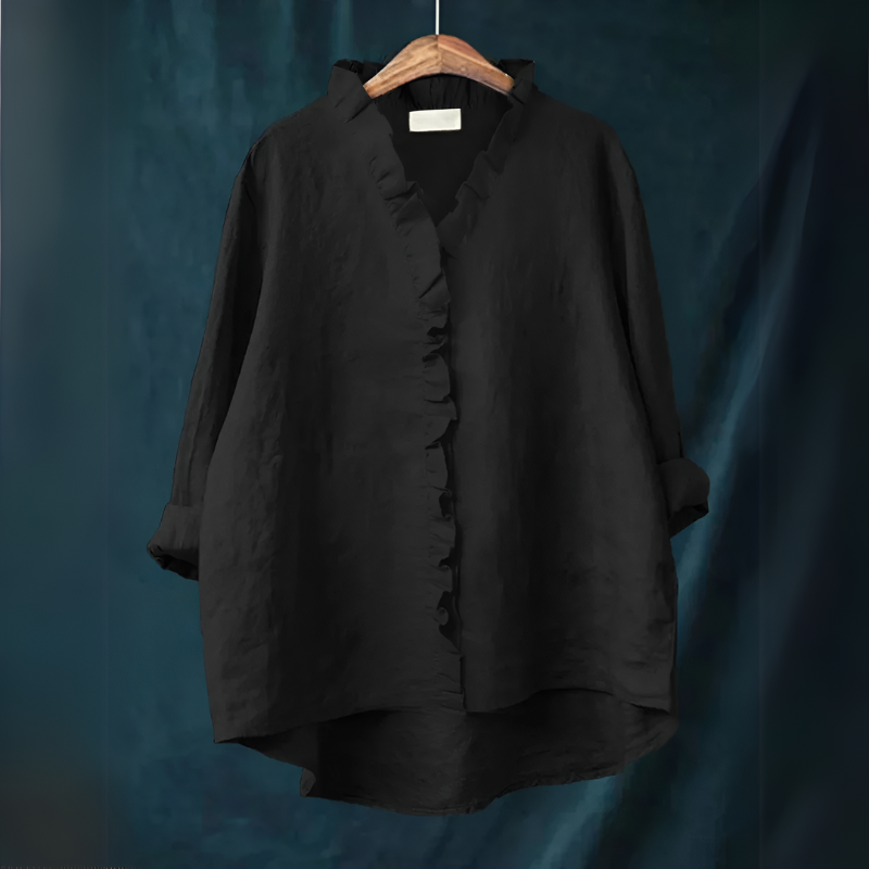 Silke™ | Klassisk Rynkad Blus