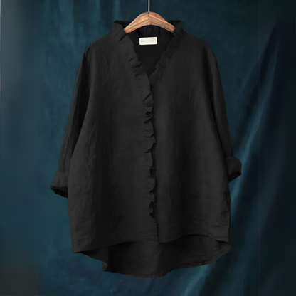 Silke™ | Klassisk Rynkad Blus