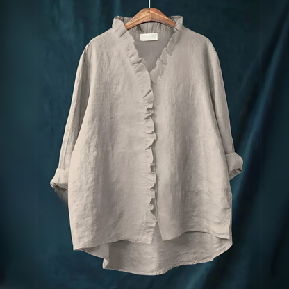 Silke™ | Klassisk Rynkad Blus