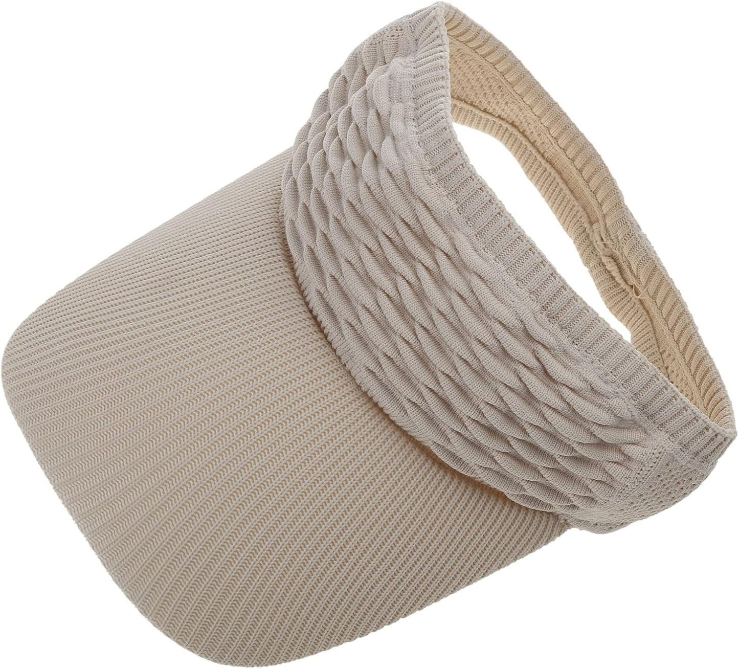 Breeza™ | Sportig Virkad Solvisir med Stretch och Öppen Topp