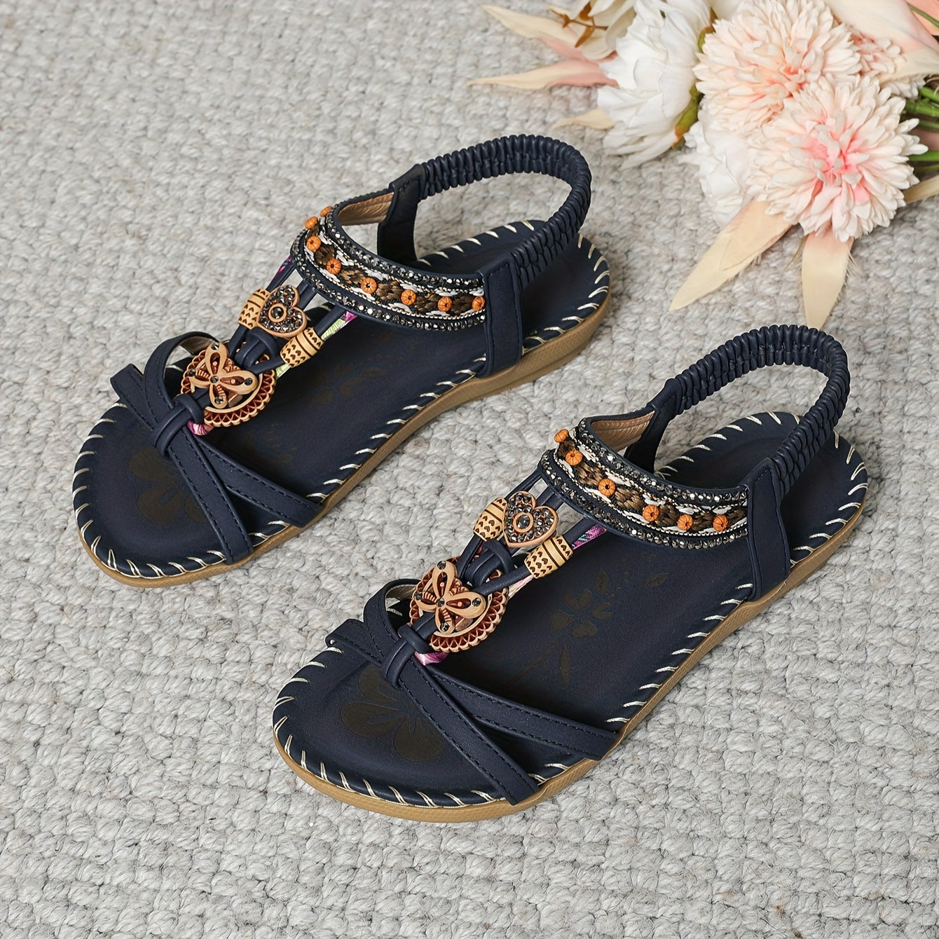 Solea™ | Boho-sandalen som Förenar Stil och Komfort