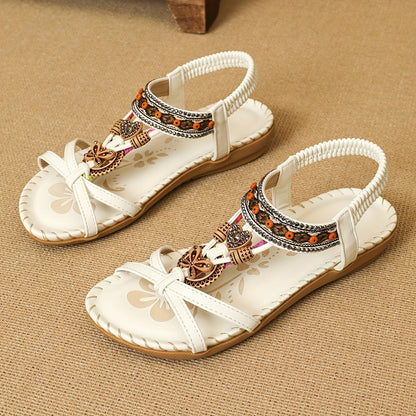 Solea™ | Boho-sandalen som Förenar Stil och Komfort
