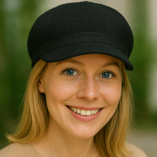 Freja™ | Lätt och virkad sommarkeps med fransk känsla