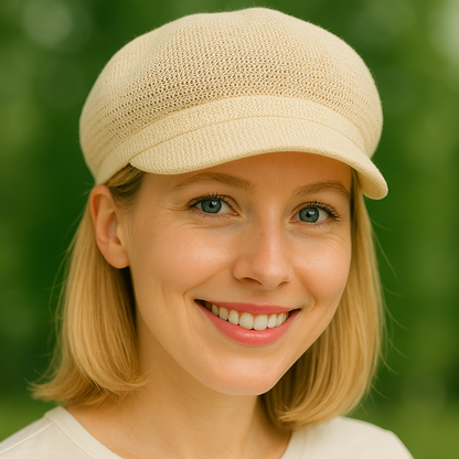 Freja™ | Lätt och virkad sommarkeps med fransk känsla