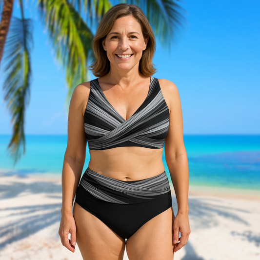 Melanie™ | Färgstark Formande Sommarbikini För Extra Självförtroende