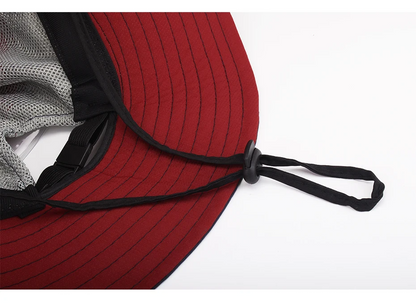 Vera™ | Justerbar Solhatt med 360° Skydd och Sportig Design