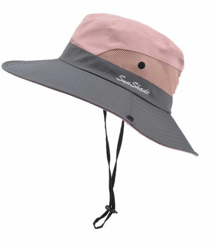 Vera™ | Justerbar Solhatt med 360° Skydd och Sportig Design