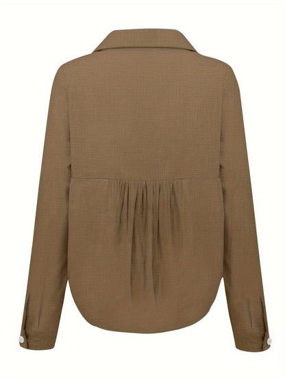 Leanne™ | Den Lättviktiga Linneblusen för Avslappnad Elegans