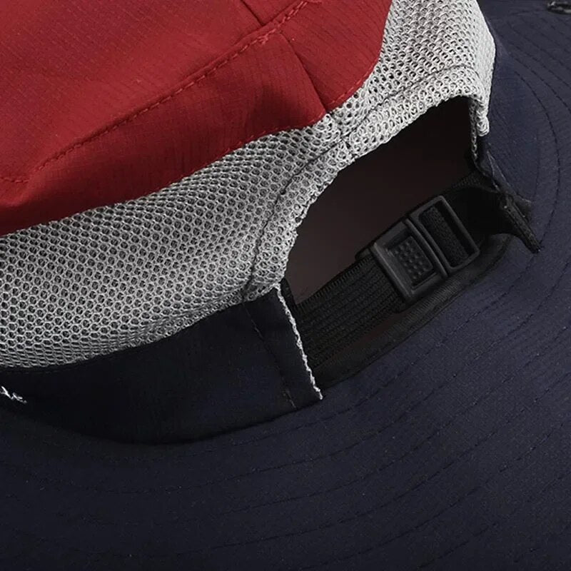 Vera™ | Justerbar Solhatt med 360° Skydd och Sportig Design