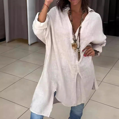 Sarah™ | Somrig skjorta med V-ringning